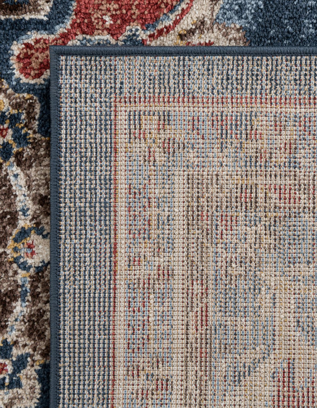 Dark Blue 4' x 4' Utopia Square Area Rug Traditional Vintage Persian Inspired Vivid Color Durable Carpet for Unique Interiors for Sale at Rug Engine