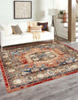 Terracotta 6' 1 x 6' 1 Utopia Square Area Rug Traditional Vintage Persian Inspired Vivid Color Durable Carpet for Unique Interiors for Sale at Rug Engine
