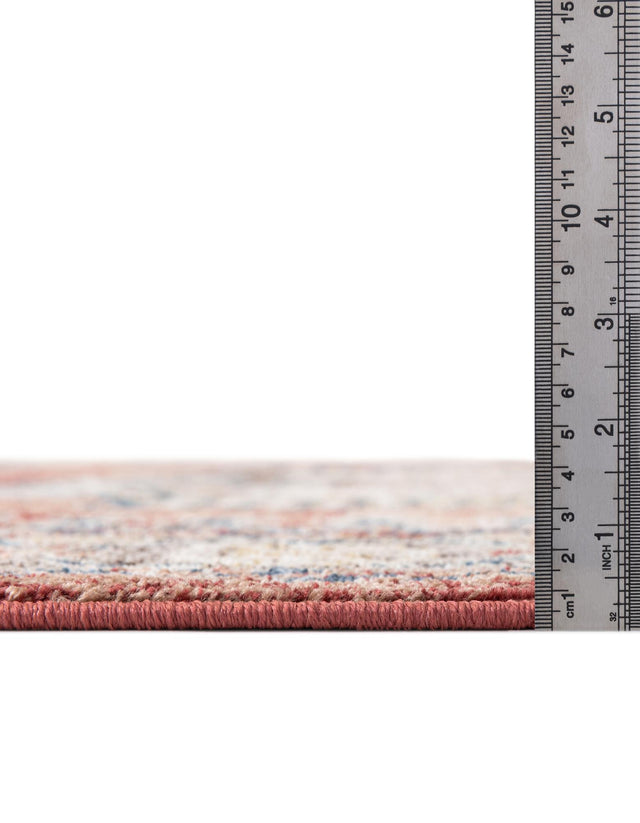 Terracotta 7' x 7' Utopia Square Area Rug Traditional Vintage Persian Inspired Vivid Color Durable Carpet for Unique Interiors for Sale at Rug Engine