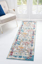 Multicolor 2' x 6' 1 Rosso Runner Area Rug Vintage Distressed Faded Traditional Design Carpet for Unique Home Interior Design for Sale at Rug Engine