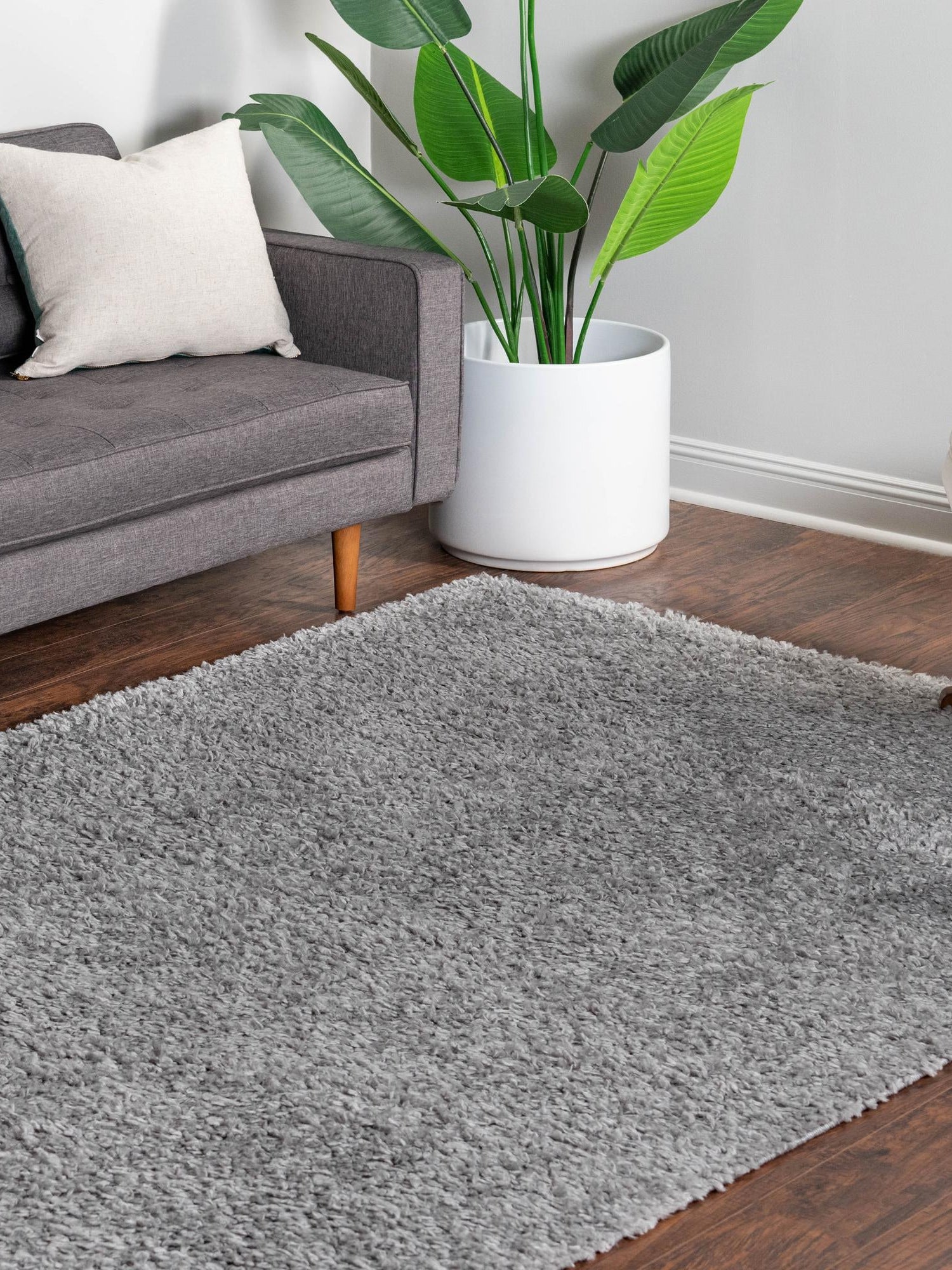 Sterling 5' 3 x 8' Davos Shag Rectangle Area Rug Thick Soft Touch Fluffy & Plush Shaggy Pile 100% Polypropylene Carpet for Living Dining Bedrooms Office for Sale at Rug Engine