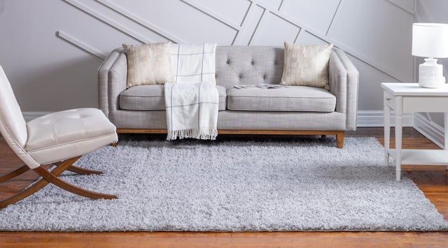 Sterling 10' x 10' Davos Shag Square Area Rug Thick Soft Touch Fluffy & Plush Shaggy Pile 100% Polypropylene Carpet for Living Dining Bedrooms Office for Sale at Rug Engine