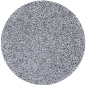 Sterling 3' 1 x 3' 1 Davos Shag Round Area Rug Thick Soft Touch Fluffy & Plush Shaggy Pile 100% Polypropylene Carpet for Living Dining Bedrooms Office for Sale at Rug Engine