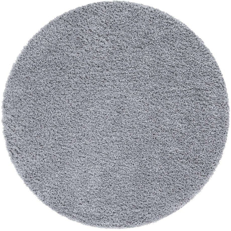 Sterling 3' 1 x 3' 1 Davos Shag Round Area Rug Thick Soft Touch Fluffy & Plush Shaggy Pile 100% Polypropylene Carpet for Living Dining Bedrooms Office for Sale at Rug Engine