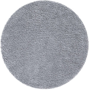Sterling 4' 1 x 4' 1 Davos Shag Round Area Rug Thick Soft Touch Fluffy & Plush Shaggy Pile 100% Polypropylene Carpet for Living Dining Bedrooms Office for Sale at Rug Engine
