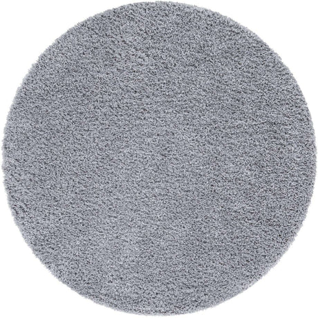 Sterling 4' 1 x 4' 1 Davos Shag Round Area Rug Thick Soft Touch Fluffy & Plush Shaggy Pile 100% Polypropylene Carpet for Living Dining Bedrooms Office for Sale at Rug Engine