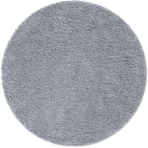 Sterling 5' 3 x 5' 3 Davos Shag Round Area Rug Thick Soft Touch Fluffy & Plush Shaggy Pile 100% Polypropylene Carpet for Living Dining Bedrooms Office for Sale at Rug Engine