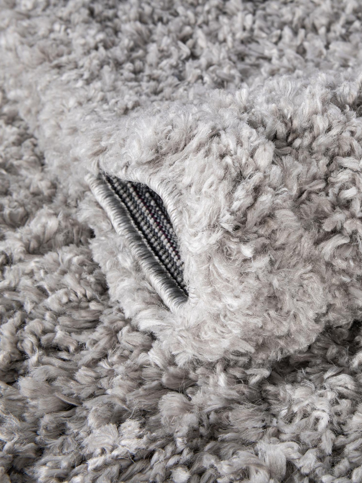 Sterling 7' 1 x 7' 1 Davos Shag Round Area Rug Thick Soft Touch Fluffy & Plush Shaggy Pile 100% Polypropylene Carpet for Living Dining Bedrooms Office for Sale at Rug Engine