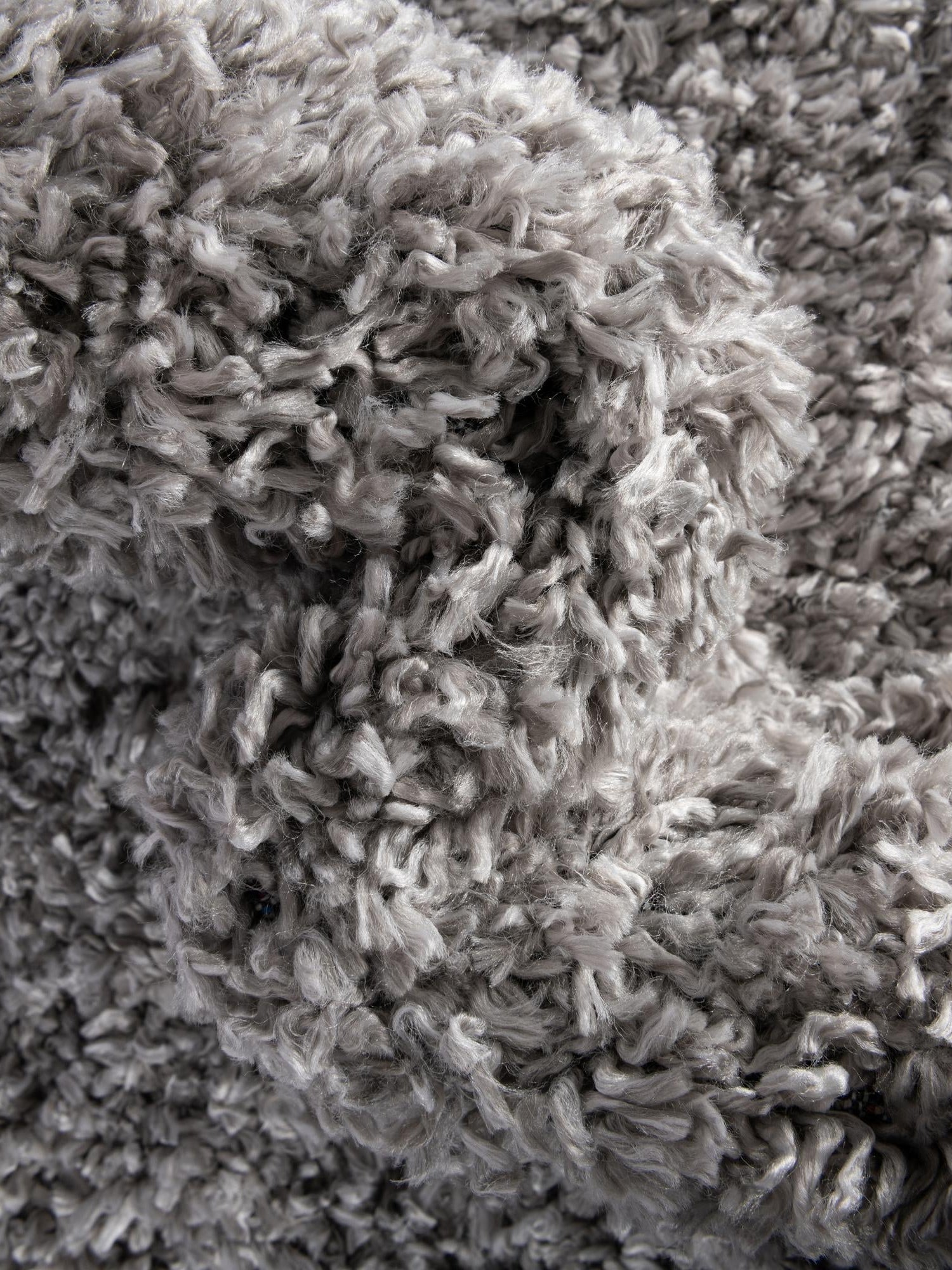 Sterling 7' 1 x 7' 1 Davos Shag Round Area Rug Thick Soft Touch Fluffy & Plush Shaggy Pile 100% Polypropylene Carpet for Living Dining Bedrooms Office for Sale at Rug Engine
