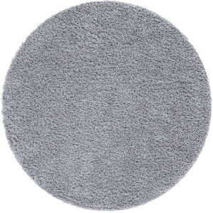 Sterling 6' 1 x 6' 1 Davos Shag Round Area Rug Thick Soft Touch Fluffy & Plush Shaggy Pile 100% Polypropylene Carpet for Living Dining Bedrooms Office for Sale at Rug Engine