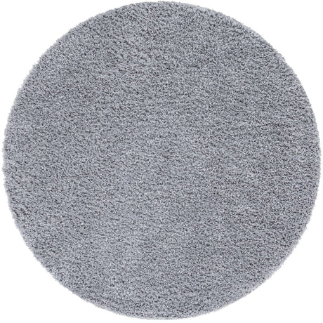 Sterling 6' 1 x 6' 1 Davos Shag Round Area Rug Thick Soft Touch Fluffy & Plush Shaggy Pile 100% Polypropylene Carpet for Living Dining Bedrooms Office for Sale at Rug Engine