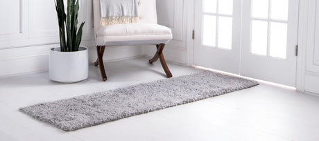 Sterling 2' x 7' 1 Davos Shag Runner Area Rug Thick Soft Touch Fluffy & Plush Shaggy Pile 100% Polypropylene Carpet for Living Dining Bedrooms Office for Sale at Rug Engine