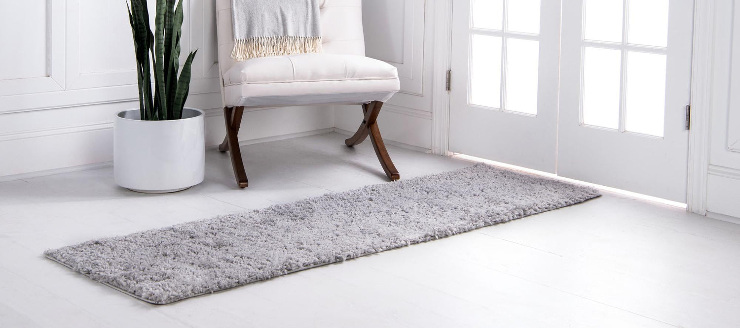 Sterling 2' 7 x 10' Davos Shag Runner Area Rug Thick Soft Touch Fluffy & Plush Shaggy Pile 100% Polypropylene Carpet for Living Dining Bedrooms Office for Sale at Rug Engine