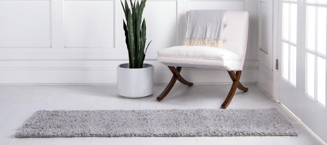 Sterling 2' 7 x 10' Davos Shag Runner Area Rug Thick Soft Touch Fluffy & Plush Shaggy Pile 100% Polypropylene Carpet for Living Dining Bedrooms Office for Sale at Rug Engine