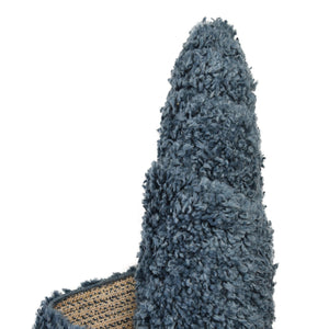 Marine Blue 2' 7 x 13' 1 Davos Shag Runner Area Rug Thick Soft Touch Fluffy & Plush Shaggy Pile 100% Polypropylene Carpet for Living Dining Bedrooms Office for Sale at Rug Engine