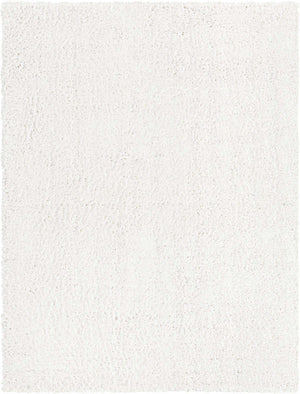 White 9' x 12' Davos Shag Rectangle Area Rug Thick Soft Touch Fluffy & Plush Shaggy Pile 100% Polypropylene Carpet for Living Dining Bedrooms Office for Sale at Rug Engine