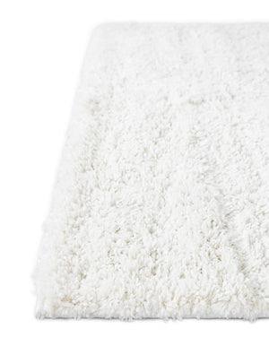 White 5' 3 x 5' 3 Davos Shag Square Area Rug Thick Soft Touch Fluffy & Plush Shaggy Pile 100% Polypropylene Carpet for Living Dining Bedrooms Office for Sale at Rug Engine
