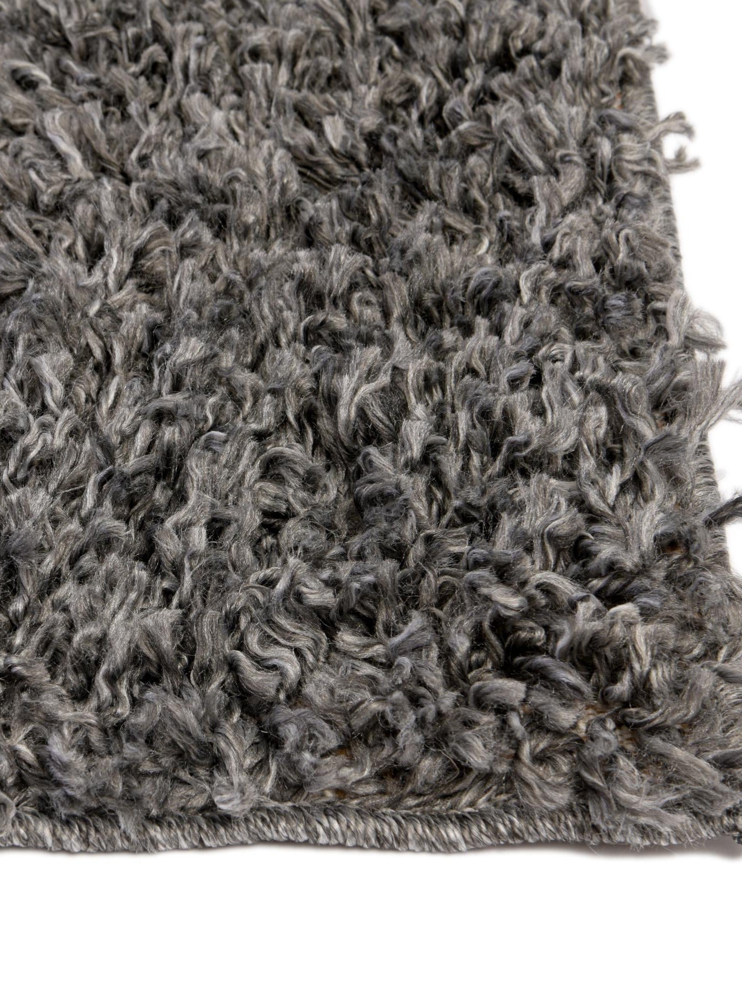 Peppercorn 2' x 3' 1 Davos Shag Rectangle Area Rug Thick Soft Touch Fluffy & Plush Shaggy Pile 100% Polypropylene Carpet for Living Dining Bedrooms Office for Sale at Rug Engine