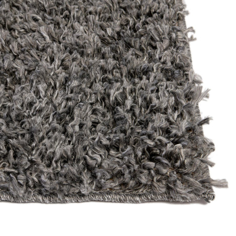 Peppercorn 7' 10 x 10' Davos Shag Rectangle Area Rug Thick Soft Touch Fluffy & Plush Shaggy Pile 100% Polypropylene Carpet for Living Dining Bedrooms Office for Sale at Rug Engine