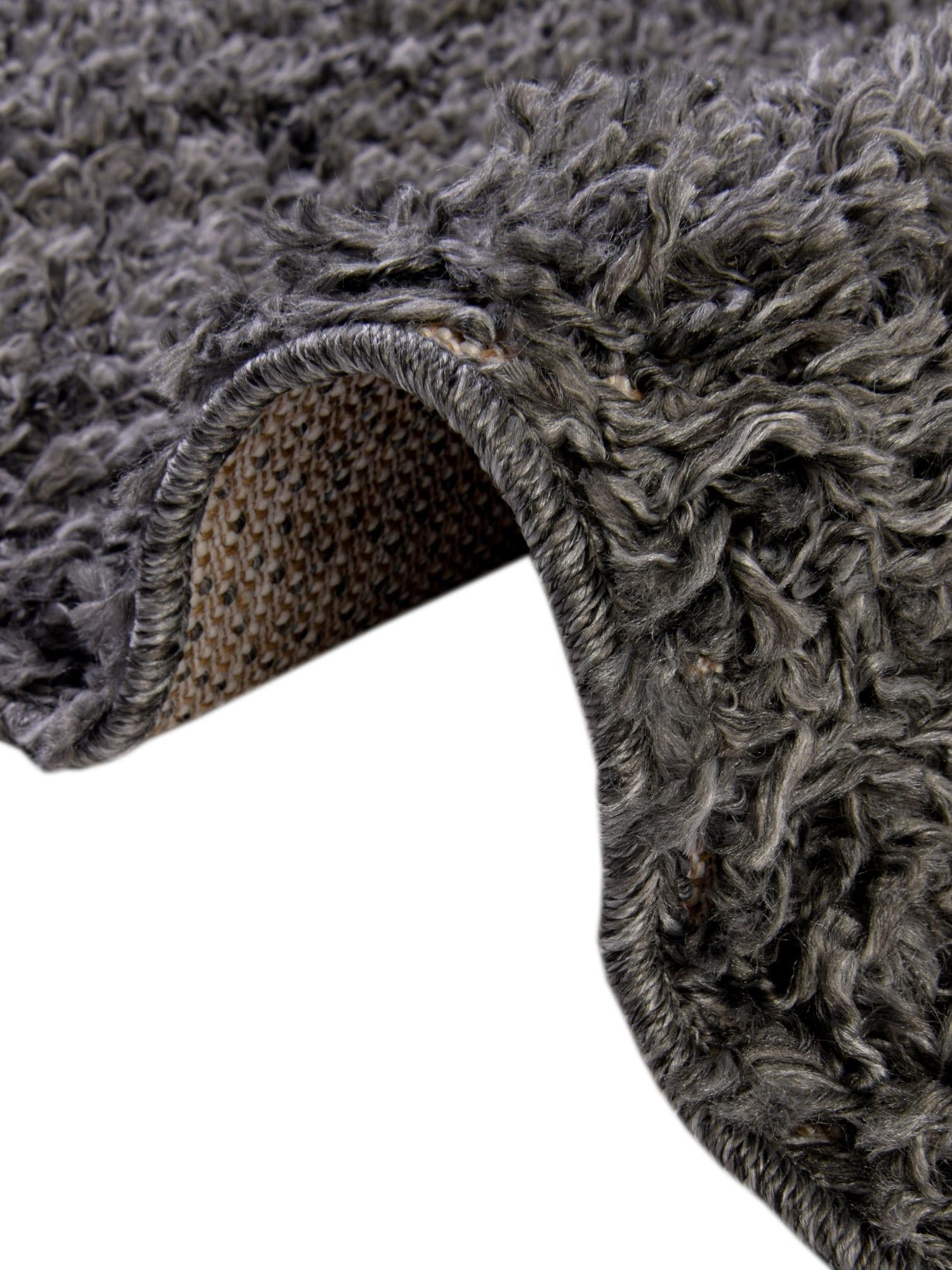 Peppercorn 9' x 12' Davos Shag Rectangle Area Rug Thick Soft Touch Fluffy & Plush Shaggy Pile 100% Polypropylene Carpet for Living Dining Bedrooms Office for Sale at Rug Engine