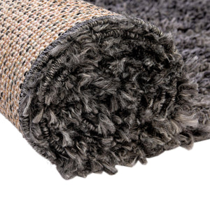 Peppercorn 9' x 12' Davos Shag Rectangle Area Rug Thick Soft Touch Fluffy & Plush Shaggy Pile 100% Polypropylene Carpet for Living Dining Bedrooms Office for Sale at Rug Engine