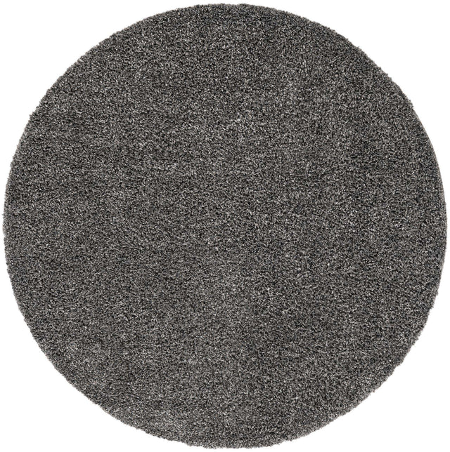Peppercorn 7' 1 x 7' 1 Davos Shag Round Area Rug Thick Soft Touch Fluffy & Plush Shaggy Pile 100% Polypropylene Carpet for Living Dining Bedrooms Office for Sale at Rug Engine