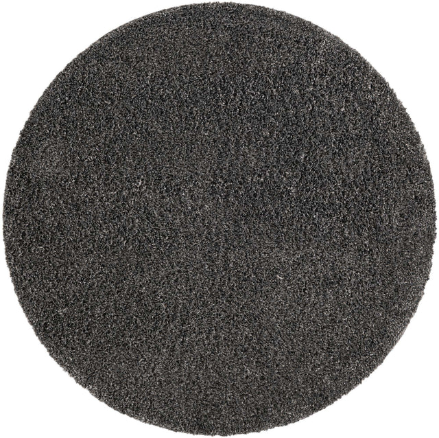 Peppercorn 6' 1 x 6' 1 Davos Shag Round Area Rug Thick Soft Touch Fluffy & Plush Shaggy Pile 100% Polypropylene Carpet for Living Dining Bedrooms Office for Sale at Rug Engine