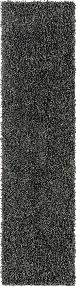 Peppercorn 2' 7 x 10' Davos Shag Runner Area Rug Thick Soft Touch Fluffy & Plush Shaggy Pile 100% Polypropylene Carpet for Living Dining Bedrooms Office for Sale at Rug Engine