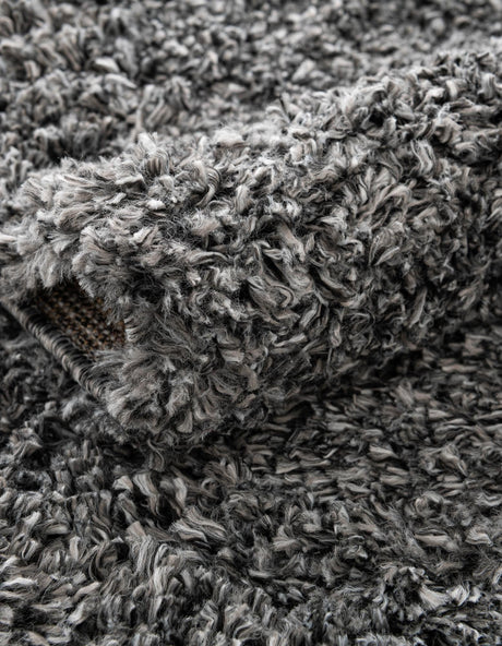 Peppercorn 2' 7 x 13' 1 Davos Shag Runner Area Rug Thick Soft Touch Fluffy & Plush Shaggy Pile 100% Polypropylene Carpet for Living Dining Bedrooms Office for Sale at Rug Engine