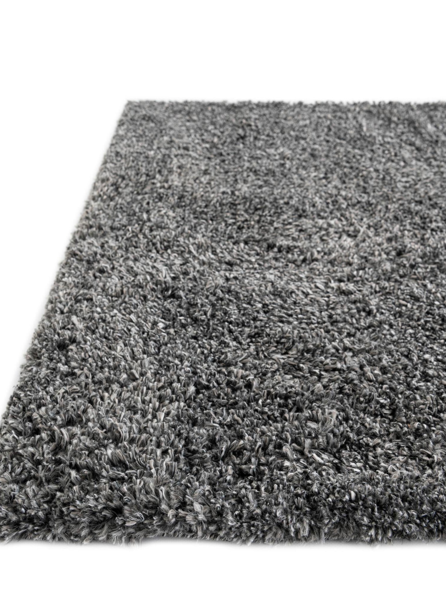 Peppercorn 2' 7 x 13' 1 Davos Shag Runner Area Rug Thick Soft Touch Fluffy & Plush Shaggy Pile 100% Polypropylene Carpet for Living Dining Bedrooms Office for Sale at Rug Engine