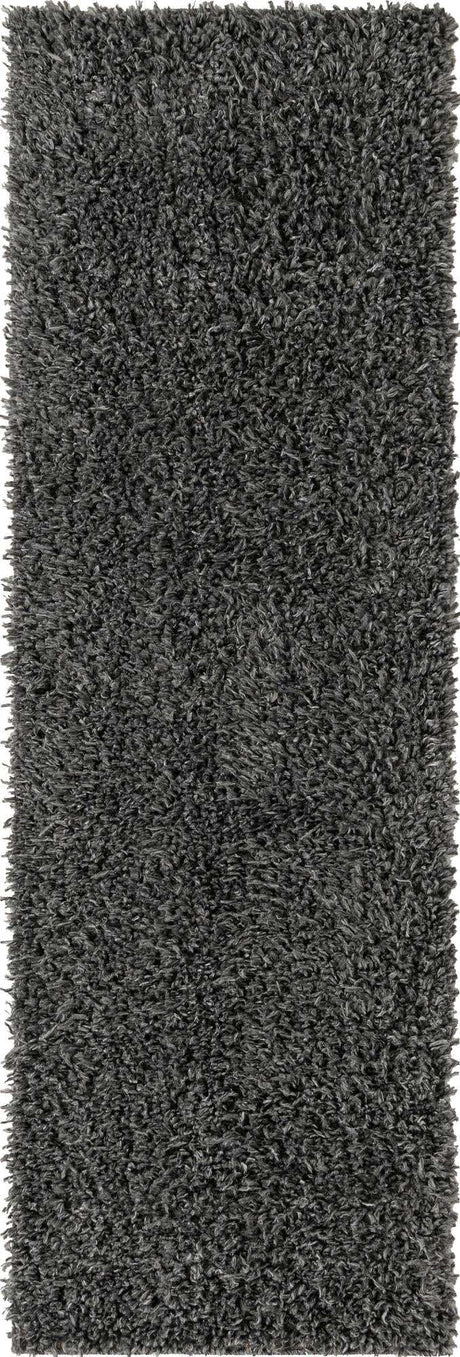 Peppercorn 2' x 7' 1 Davos Shag Runner Area Rug Thick Soft Touch Fluffy & Plush Shaggy Pile 100% Polypropylene Carpet for Living Dining Bedrooms Office for Sale at Rug Engine