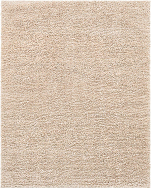 Linen 7' 10 x 10' Davos Shag Rectangle Area Rug Thick Soft Touch Fluffy & Plush Shaggy Pile 100% Polypropylene Carpet for Living Dining Bedrooms Office for Sale at Rug Engine