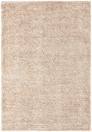 Linen 6' 1 x 9' Davos Shag Rectangle Area Rug Thick Soft Touch Fluffy & Plush Shaggy Pile 100% Polypropylene Carpet for Living Dining Bedrooms Office for Sale at Rug Engine