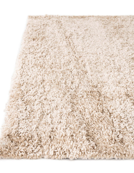 Linen 10' x 13' 1 Davos Shag Rectangle Area Rug Thick Soft Touch Fluffy & Plush Shaggy Pile 100% Polypropylene Carpet for Living Dining Bedrooms Office for Sale at Rug Engine