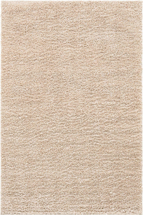 Linen 2' x 3' 1 Davos Shag Rectangle Area Rug Thick Soft Touch Fluffy & Plush Shaggy Pile 100% Polypropylene Carpet for Living Dining Bedrooms Office for Sale at Rug Engine