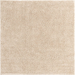 Linen 7' 10 x 7' 10 Davos Shag Square Area Rug Thick Soft Touch Fluffy & Plush Shaggy Pile 100% Polypropylene Carpet for Living Dining Bedrooms Office for Sale at Rug Engine