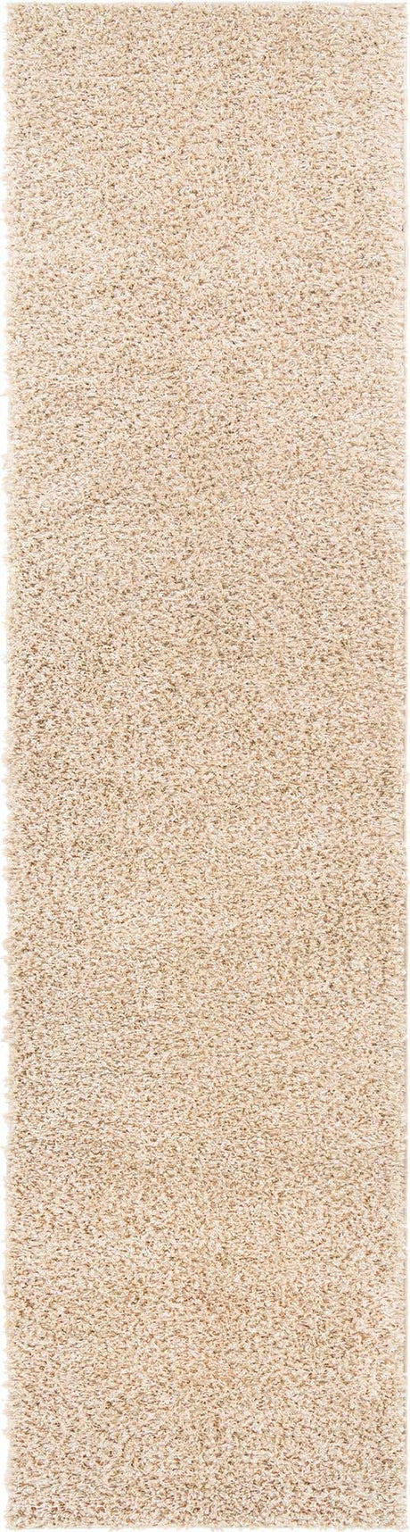 Linen 2' 7 x 10' Davos Shag Runner Area Rug Thick Soft Touch Fluffy & Plush Shaggy Pile 100% Polypropylene Carpet for Living Dining Bedrooms Office for Sale at Rug Engine