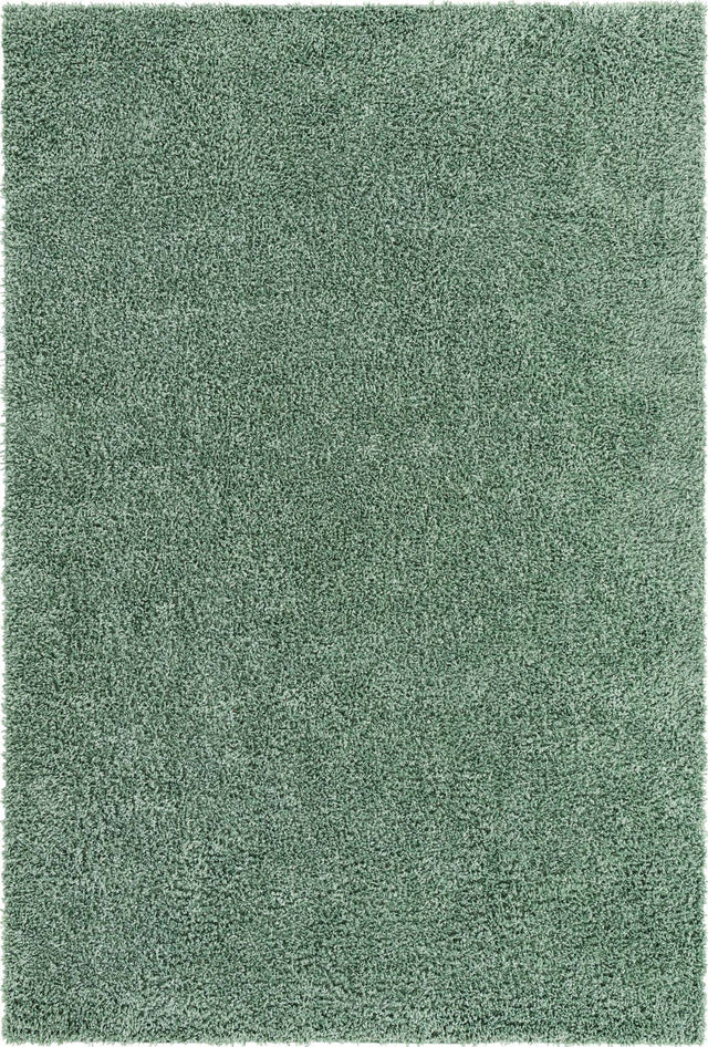 Sage 6' 1 x 9' Davos Shag Rectangle Area Rug Thick Soft Touch Fluffy & Plush Shaggy Pile 100% Polypropylene Carpet for Living Dining Bedrooms Office for Sale at Rug Engine