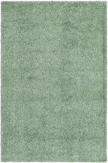 Sage 5' 3 x 8' Davos Shag Rectangle Area Rug Thick Soft Touch Fluffy & Plush Shaggy Pile 100% Polypropylene Carpet for Living Dining Bedrooms Office for Sale at Rug Engine