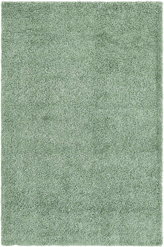 Sage 5' 3 x 8' Davos Shag Rectangle Area Rug Thick Soft Touch Fluffy & Plush Shaggy Pile 100% Polypropylene Carpet for Living Dining Bedrooms Office for Sale at Rug Engine