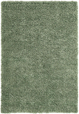 Sage 4' 1 x 6' 1 Davos Shag Rectangle Area Rug Thick Soft Touch Fluffy & Plush Shaggy Pile 100% Polypropylene Carpet for Living Dining Bedrooms Office for Sale at Rug Engine