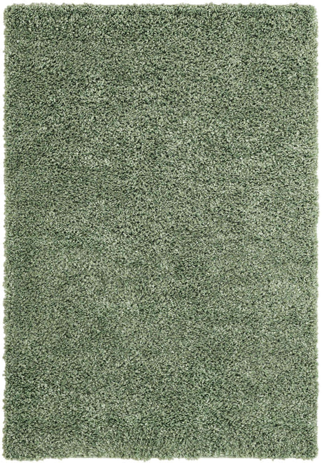 Sage 4' 1 x 6' 1 Davos Shag Rectangle Area Rug Thick Soft Touch Fluffy & Plush Shaggy Pile 100% Polypropylene Carpet for Living Dining Bedrooms Office for Sale at Rug Engine