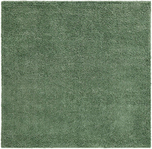Sage 7' 10 x 7' 10 Davos Shag Square Area Rug Thick Soft Touch Fluffy & Plush Shaggy Pile 100% Polypropylene Carpet for Living Dining Bedrooms Office for Sale at Rug Engine