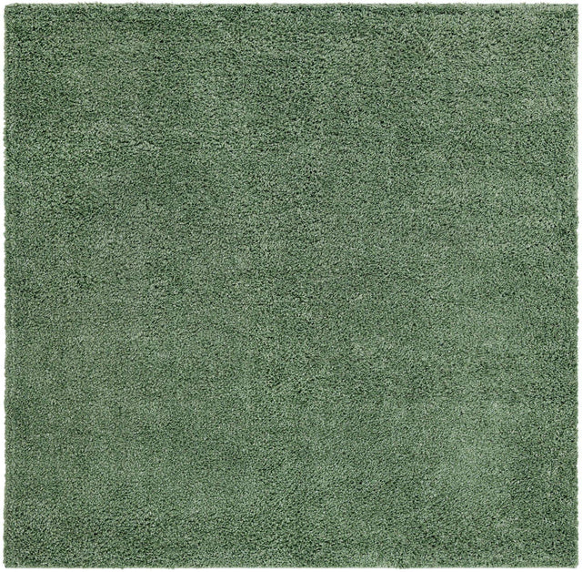 Sage 7' 10 x 7' 10 Davos Shag Square Area Rug Thick Soft Touch Fluffy & Plush Shaggy Pile 100% Polypropylene Carpet for Living Dining Bedrooms Office for Sale at Rug Engine