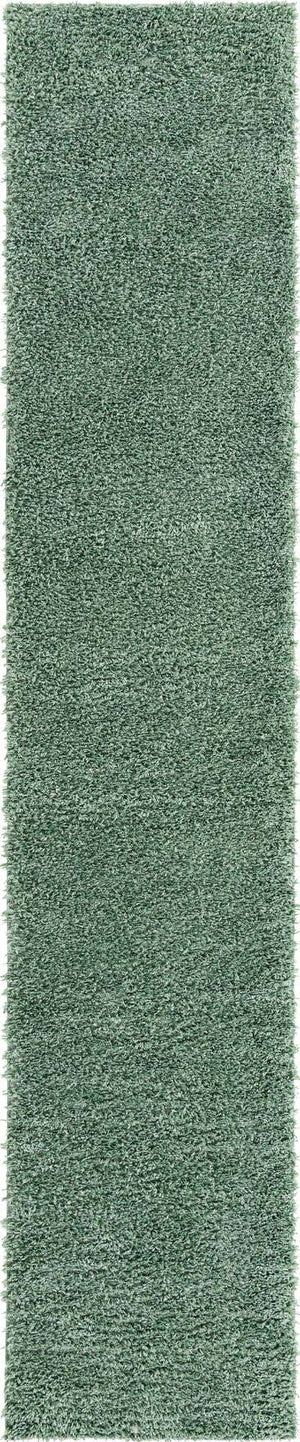 Sage 2' 7 x 13' 1 Davos Shag Runner Area Rug Thick Soft Touch Fluffy & Plush Shaggy Pile 100% Polypropylene Carpet for Living Dining Bedrooms Office for Sale at Rug Engine