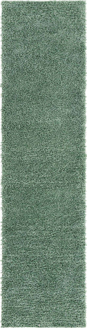 Sage 2' 7 x 10' Davos Shag Runner Area Rug Thick Soft Touch Fluffy & Plush Shaggy Pile 100% Polypropylene Carpet for Living Dining Bedrooms Office for Sale at Rug Engine