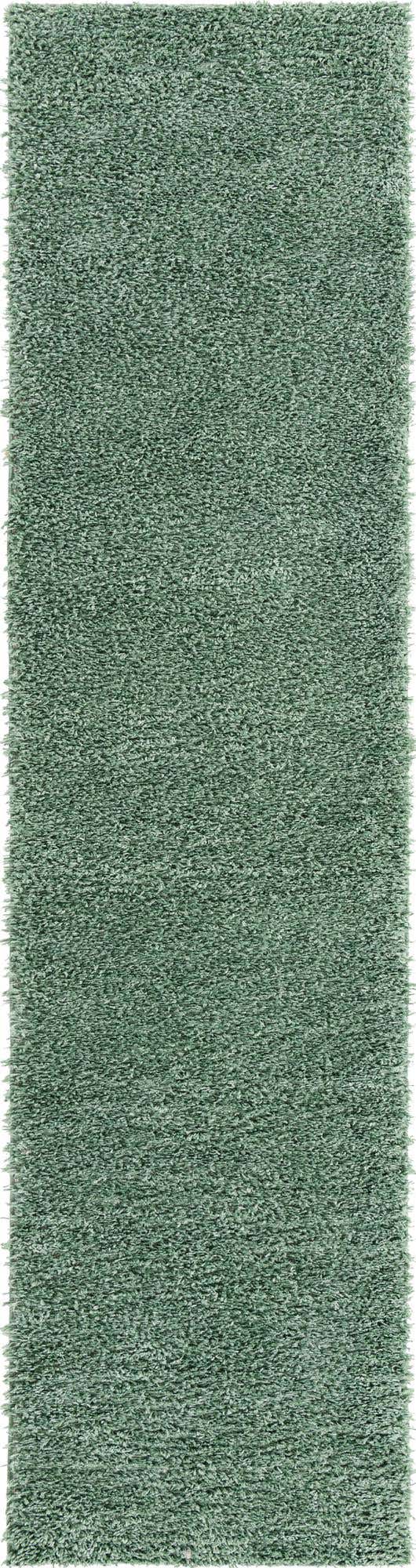 Sage 2' 7 x 10' Davos Shag Runner Area Rug Thick Soft Touch Fluffy & Plush Shaggy Pile 100% Polypropylene Carpet for Living Dining Bedrooms Office for Sale at Rug Engine