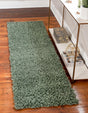 Sage 2' 7 x 10' Davos Shag Runner Area Rug Thick Soft Touch Fluffy & Plush Shaggy Pile 100% Polypropylene Carpet for Living Dining Bedrooms Office for Sale at Rug Engine