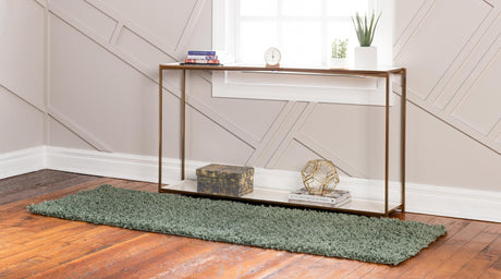Sage 2' x 7' 1 Davos Shag Runner Area Rug Thick Soft Touch Fluffy & Plush Shaggy Pile 100% Polypropylene Carpet for Living Dining Bedrooms Office for Sale at Rug Engine