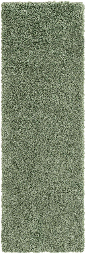 Sage 2' x 7' 1 Davos Shag Runner Area Rug Thick Soft Touch Fluffy & Plush Shaggy Pile 100% Polypropylene Carpet for Living Dining Bedrooms Office for Sale at Rug Engine